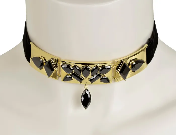 vendorunknown Necklaces JAGGED CHOKER NECKLACE vendorunknown Necklaces JAGGED CHOKER NECKLACE