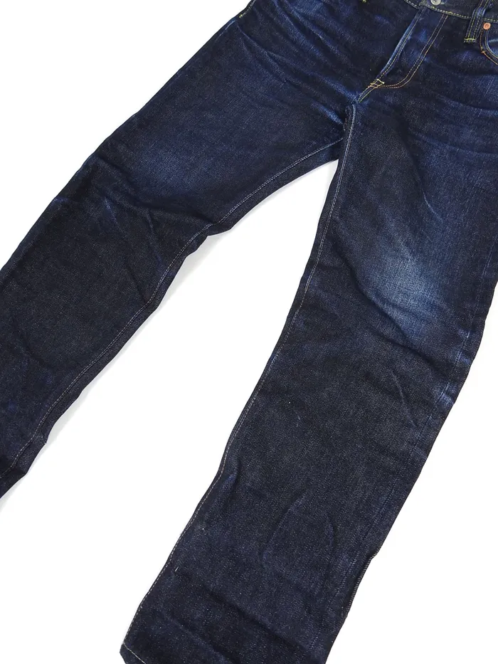 Iron Heart 666 21oz Selvedge Jeans Size 34x36 I Miss You MAN Necklaces