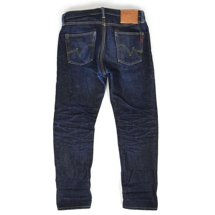 Iron Heart 666 21oz Selvedge Jeans Size 34x36 I Miss You MAN Necklaces
