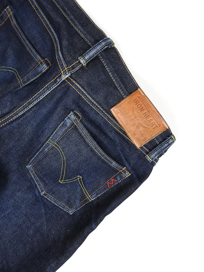 Iron Heart 666 21oz Selvedge Jeans Size 34x36 I Miss You MAN Necklaces