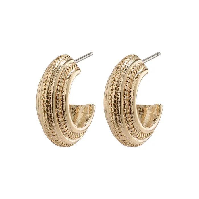 Macie Gold Plated Hoops Pilgrim PreStyled Sets