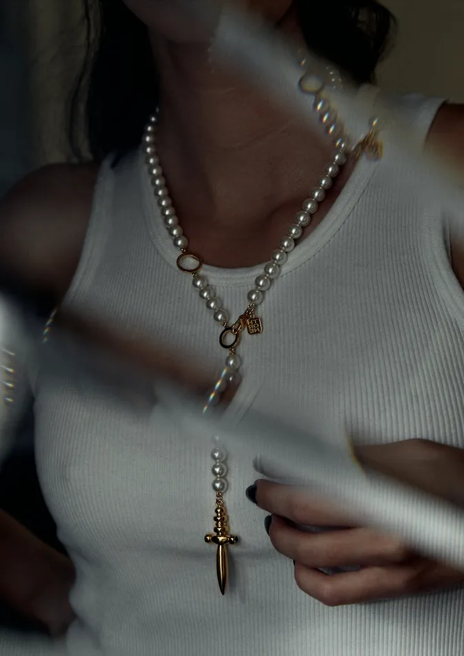 Necklaces Thorne Romeo Romeo Dagger Necklace