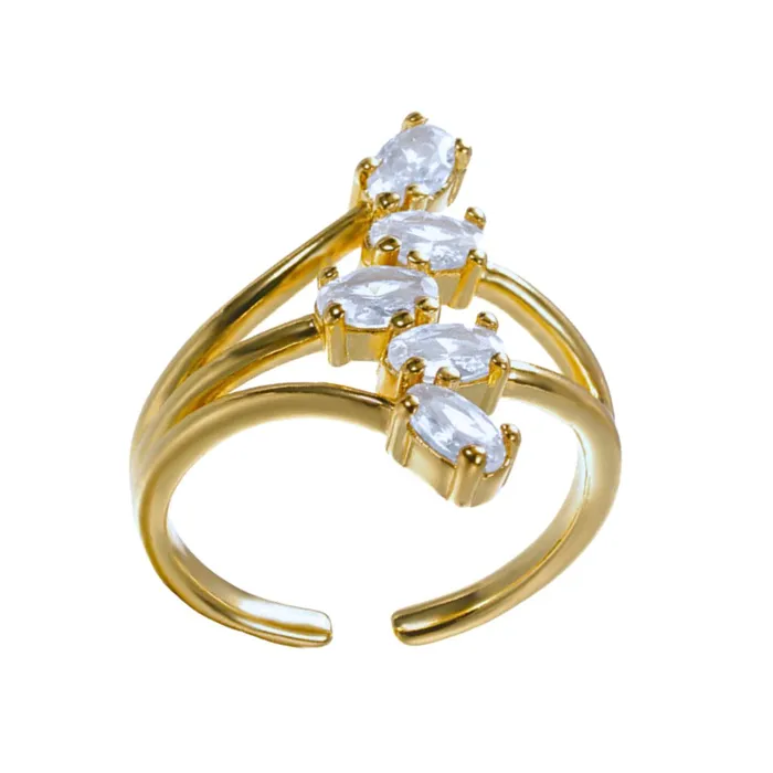 Rings Empress CZ Ring KHLOE JEWELS
