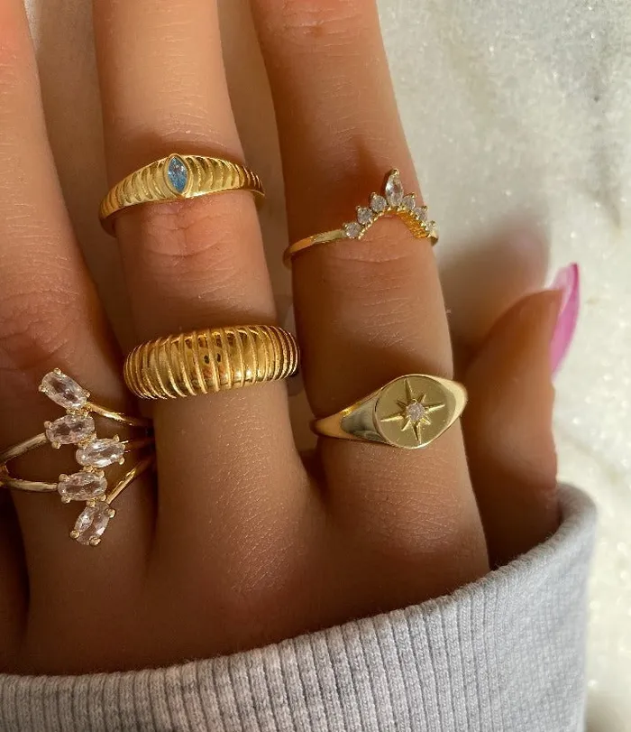 Rings Empress CZ Ring KHLOE JEWELS