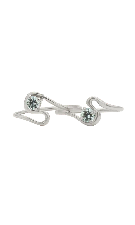 Rings Montana Sapphire Twin Flame Ring Set Faeber Studio