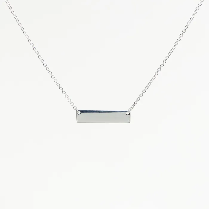 Tashi Necklaces Silver Bar Necklace