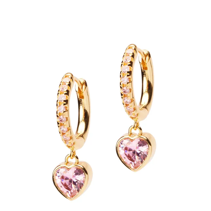 THORNE DYNASTY Necklaces Royal Heart Huggies