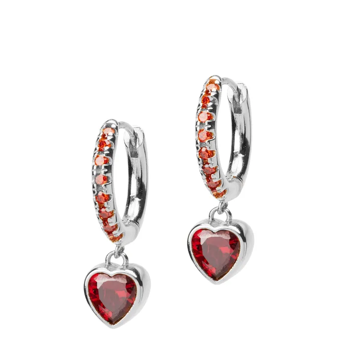 THORNE DYNASTY Necklaces Royal Heart Huggies