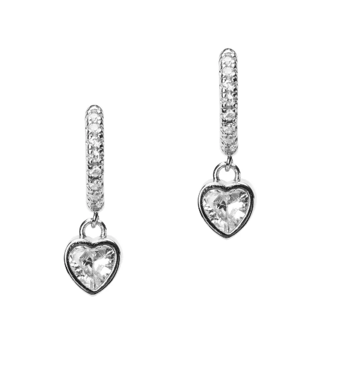 THORNE DYNASTY Necklaces Royal Heart Huggies