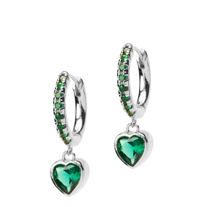 THORNE DYNASTY Necklaces Royal Heart Huggies