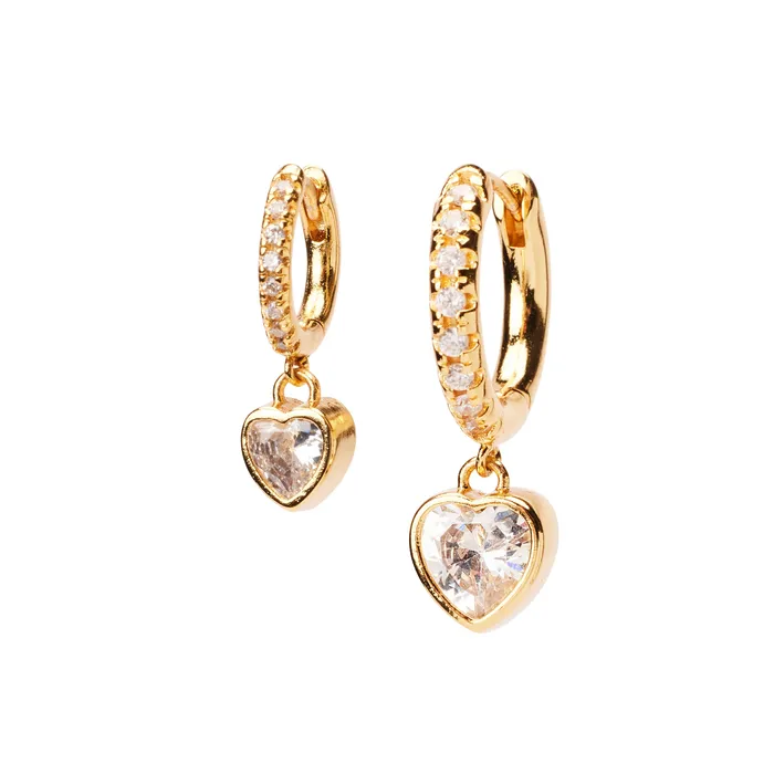 THORNE DYNASTY Necklaces Royal Heart Huggies