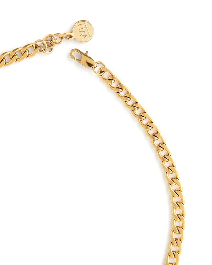 WellDunn Cobain Gold Necklace Necklaces