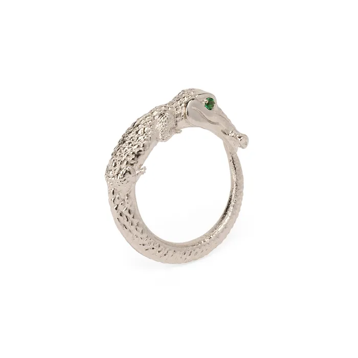 Zapata Eye Croc Ring Thorne Rings