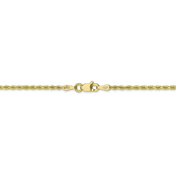 10k 175mm Diamondcut Rope ChainWBC10K0148 WB Choice Jewelry Necklaces 10k 175mm Diamondcut Rope ChainWBC10K0148 WB Choice Jewelry Necklaces