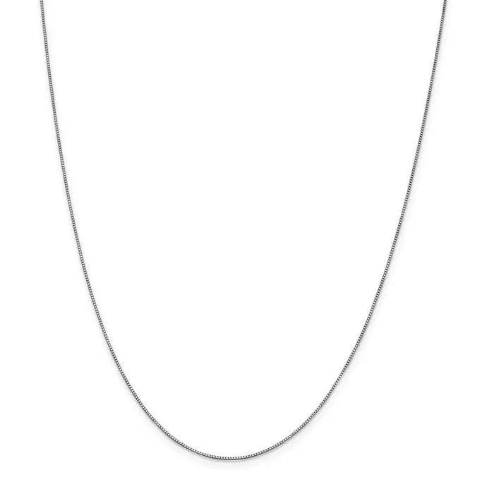 10K White Gold 7mm Box ChainWBC10KWB05022 WB Choice Jewelry Necklaces