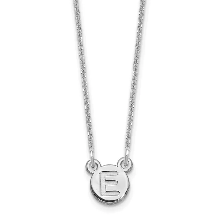 10KY 1 Letter Bubble NecklaceWBCXNA1325W WB Choice Jewelry Necklaces