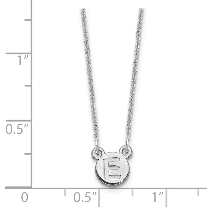 10KY 1 Letter Bubble NecklaceWBCXNA1325W WB Choice Jewelry Necklaces 10KY 1 Letter Bubble NecklaceWBCXNA1325W WB Choice Jewelry Necklaces
