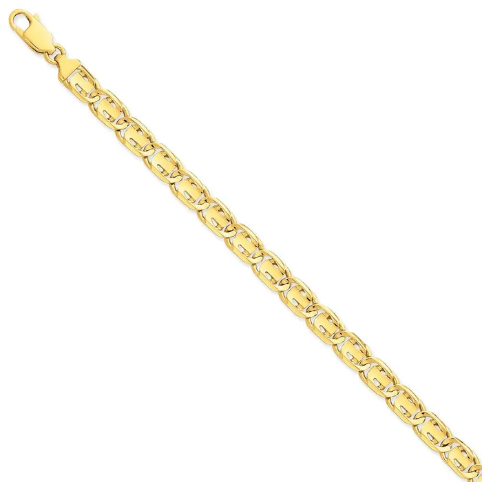14K 75mm Handpolished Fancy Link BraceletWBCLK2009 WB Choice Jewelry Bracelets 14K 75mm Handpolished Fancy Link BraceletWBCLK2009 WB Choice Jewelry Bracelets