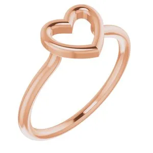 14K Rose Heart Ring51638103PSTWBC WB Choice Jewelry Rings