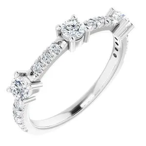 14K White 12 CTW Diamond Anniversary Band 1241016005PSTWBC WB Choice Jewelry Rings 14K White 12 CTW Diamond Anniversary Band 1241016005PSTWBC WB Choice Jewelry Rings