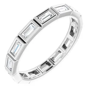 14K White 12 CTW Diamond Eternity Band 12362460277PSTWBC WB Choice Jewelry Rings