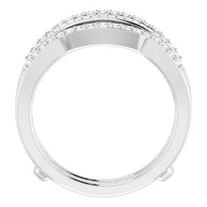 14K White 34 CTW Diamond Ring Guard651990100PSTWBC WB Choice Jewelry Rings 14K White 34 CTW Diamond Ring Guard651990100PSTWBC WB Choice Jewelry Rings