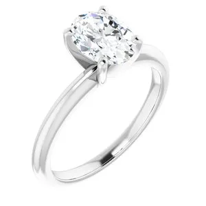 14K White 8x6 mm Oval Forever One Moissanite Engagement Ring 653378664PSTWBC WB Choice Jewelry Rings 14K White 8x6 mm Oval Forever One Moissanite Engagement Ring 653378664PSTWBC WB Choice Jewelry Rings