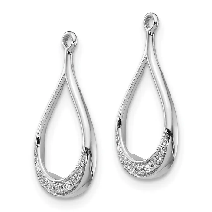 14k White Gold Diamond Earring JacketsWBCEJM5335002WA WB Choice Jewelry Earrings 14k White Gold Diamond Earring JacketsWBCEJM5335002WA WB Choice Jewelry Earrings