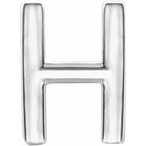 14K White Single Initial H Earring86800143PSTWBC WB Choice Jewelry Earrings 14K White Single Initial H Earring86800143PSTWBC WB Choice Jewelry Earrings