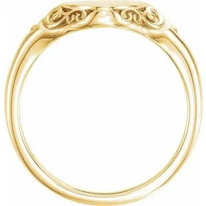 14K Yellow 13x9 mm Oval Signet Ring51659102PSTWBC WB Choice Jewelry Rings 14K Yellow 13x9 mm Oval Signet Ring51659102PSTWBC WB Choice Jewelry Rings