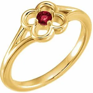 14K Yellow Mozambique Garnet Youth Flower Ring71944606PSTWBC WB Choice Jewelry Rings 14K Yellow Mozambique Garnet Youth Flower Ring71944606PSTWBC WB Choice Jewelry Rings