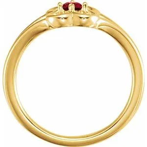 14K Yellow Mozambique Garnet Youth Flower Ring71944606PSTWBC WB Choice Jewelry Rings 14K Yellow Mozambique Garnet Youth Flower Ring71944606PSTWBC WB Choice Jewelry Rings