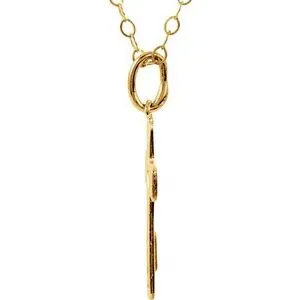 14K Yellow Pierced Heart Cross 15 Necklace 1953415829600PSTWBC WB Choice Jewelry Necklaces 14K Yellow Pierced Heart Cross 15 Necklace 1953415829600PSTWBC WB Choice Jewelry Necklaces