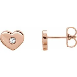 14K Yellow Ruby Heart Earrings 86336640PSTWBC WB Choice Jewelry Earrings 14K Yellow Ruby Heart Earrings 86336640PSTWBC WB Choice Jewelry Earrings