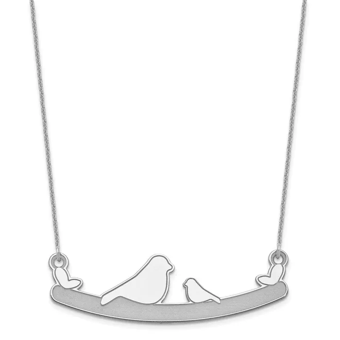14KW 1 Child Bird Family NecklaceWBCXNA673W WB Choice Jewelry Necklaces 14KW 1 Child Bird Family NecklaceWBCXNA673W WB Choice Jewelry Necklaces