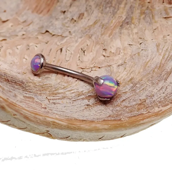 Body Clickers Body Jewelry Rings Multi Lavender Titanium Belly Ring 16g Body Clickers Body Jewelry Rings Multi Lavender Titanium Belly Ring 16g