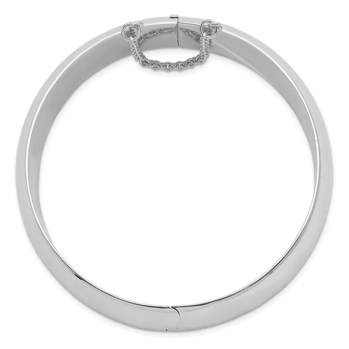 Bracelets Sterling Silver Rhodiumplated 20mm Fancy Hinged Bangle BraceletWBCQB31 WB Choice Jewelry Bracelets Sterling Silver Rhodiumplated 20mm Fancy Hinged Bangle BraceletWBCQB31 WB Choice Jewelry