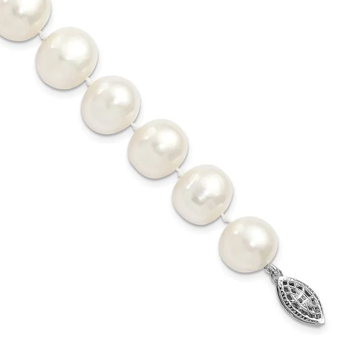 Bracelets WB Choice Jewelry Sterling Silver Rhodium 1112mm White FW Cultured Pearl BraceletWBCQH5151725 Bracelets WB Choice Jewelry Sterling Silver Rhodium 1112mm White FW Cultured Pearl BraceletWBCQH5151725
