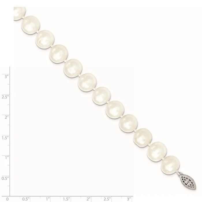 Bracelets WB Choice Jewelry Sterling Silver Rhodium 1112mm White FW Cultured Pearl BraceletWBCQH5151725 Bracelets WB Choice Jewelry Sterling Silver Rhodium 1112mm White FW Cultured Pearl BraceletWBCQH5151725
