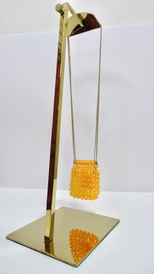 Charm Necklaces Vintage by Misty Fendi Glass Vitello King Beaded Mini Pico Baguette Charm