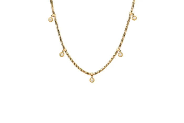 Cloud Drop Necklace Shylee Rose Jewelry Necklaces