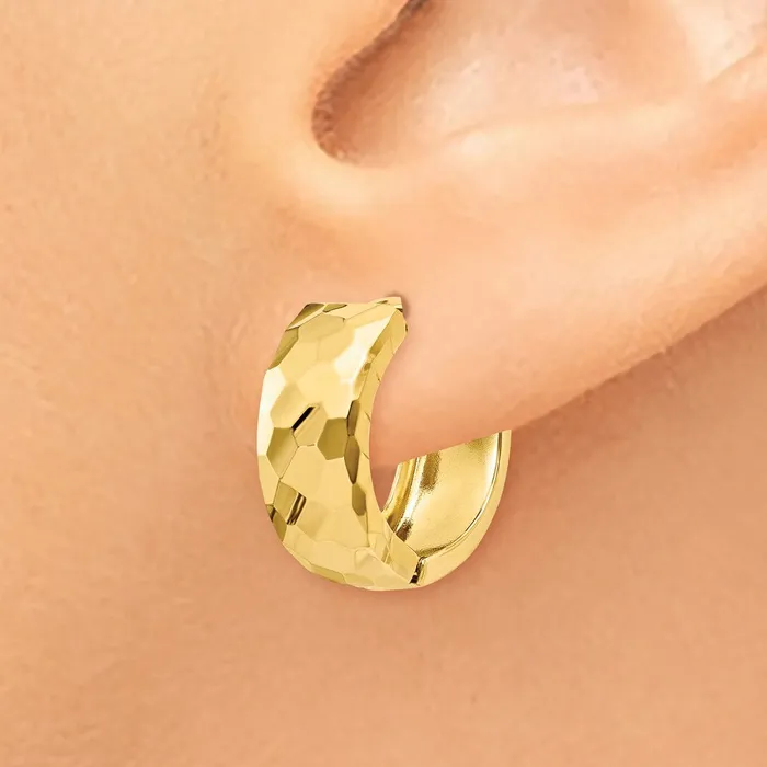 Earrings 14k Faceted Polished Hinged 6mm Hoop EarringsWBCH786 WB Choice Jewelry Earrings 14k Faceted Polished Hinged 6mm Hoop EarringsWBCH786 WB Choice Jewelry