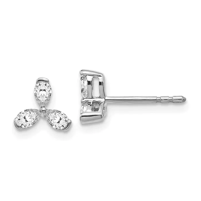 Earrings 14k White Gold Diamond EarringsWBCEM4175040WA WB Choice Jewelry Earrings 14k White Gold Diamond EarringsWBCEM4175040WA WB Choice Jewelry