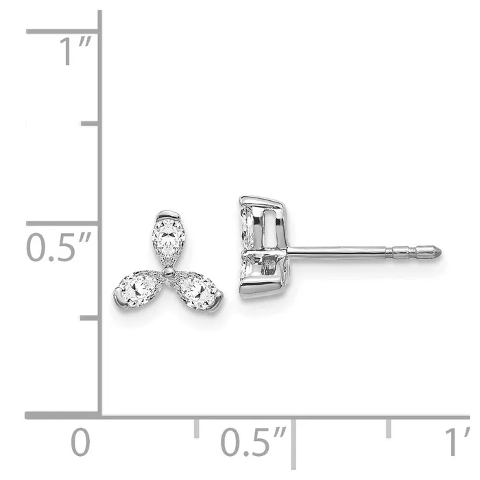 Earrings 14k White Gold Diamond EarringsWBCEM4175040WA WB Choice Jewelry Earrings 14k White Gold Diamond EarringsWBCEM4175040WA WB Choice Jewelry