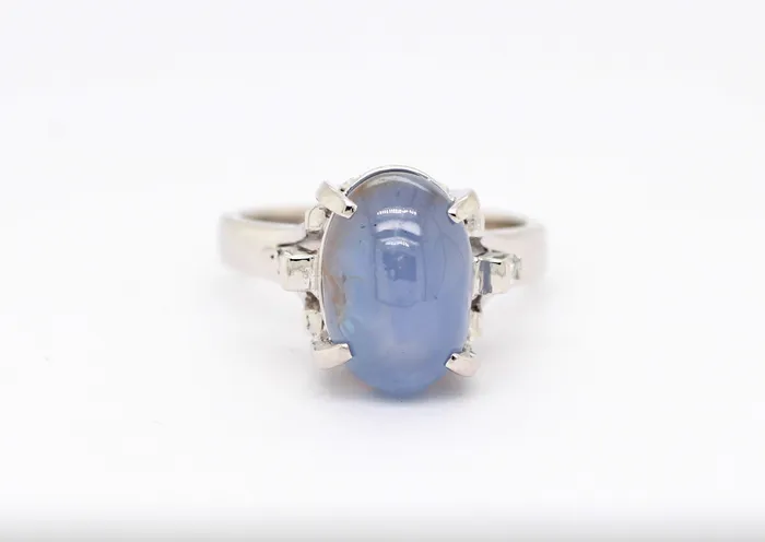 ESTATE PLAT 800 CT BLUE STAR SAPPHIRE AND DIAMOND RING 10 CTTW HVS FULLERS PURCHASE FROM PUBLIC Rings ESTATE PLAT 800 CT BLUE STAR SAPPHIRE AND DIAMOND RING 10 CTTW HVS FULLERS PURCHASE FROM PUBLIC Rings