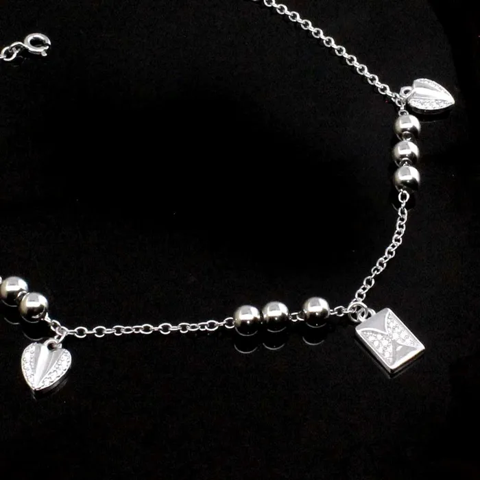 Karizma Jewels Bracelets Beach Wear Single 925 Silver Girls Ankle Anklet Bracelet 88
