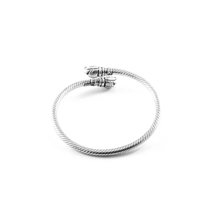 Karizma Jewels Bracelets Indian Elephant Face Real Silver Oxidized womens Bracelet Bangle Single