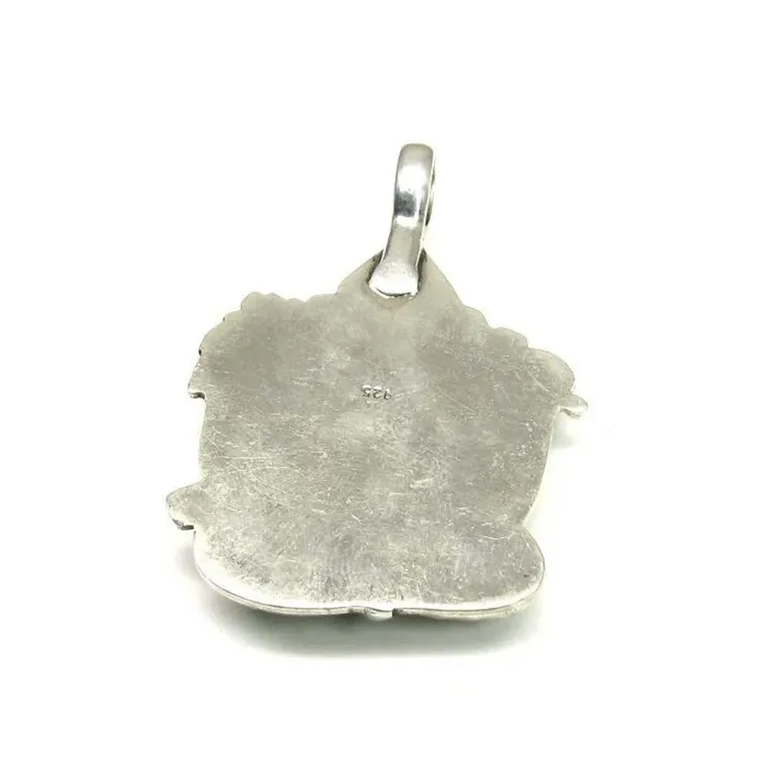 Karizma Jewels Lord Ganesha Embossed God 925 Sterling Silver Pendant ET Necklaces Karizma Jewels Lord Ganesha Embossed God 925 Sterling Silver Pendant ET Necklaces