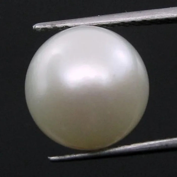 Karizma Jewels Necklaces 93Ct Natural Real South Sea Round White Pearl for Moon