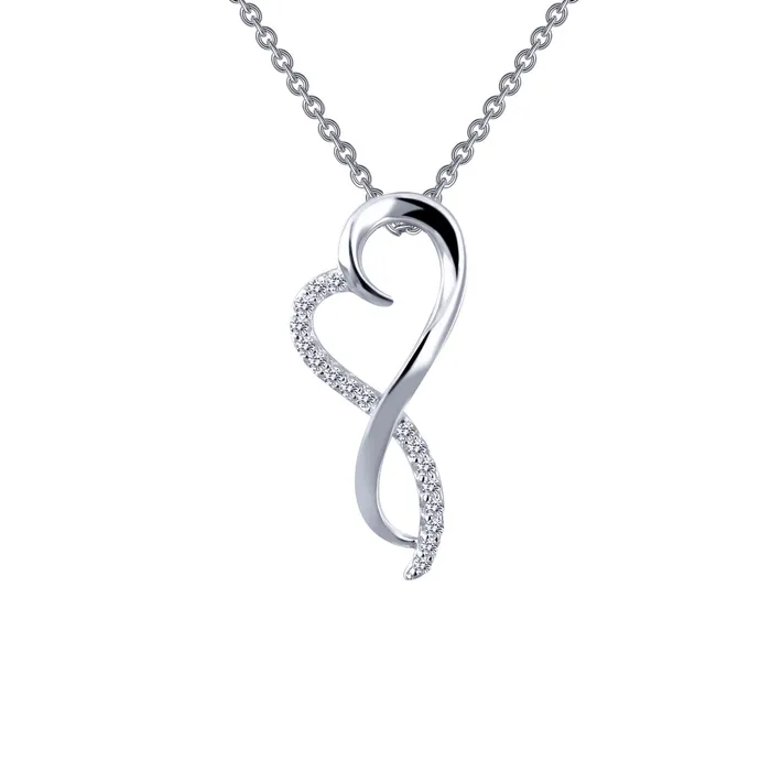 Lafonn Necklaces Infinity Heart Pendant Necklace